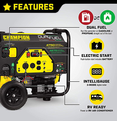 How to choose the best dual fuel portable generator