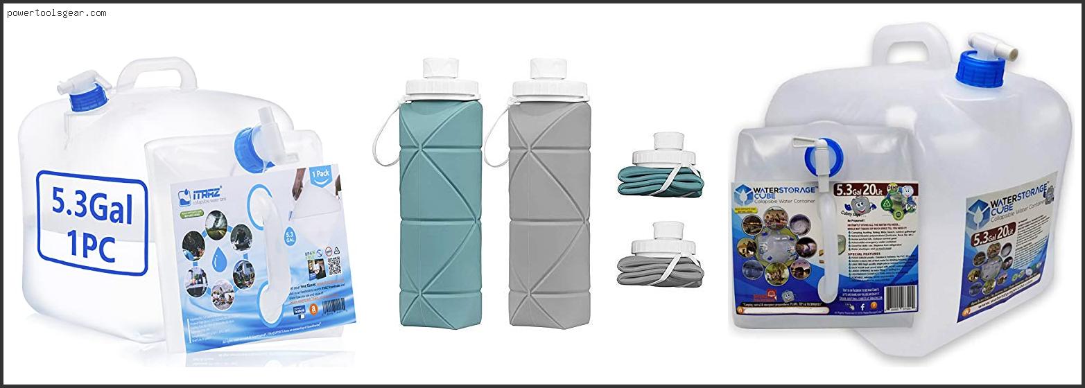Best Collapsible Water Container