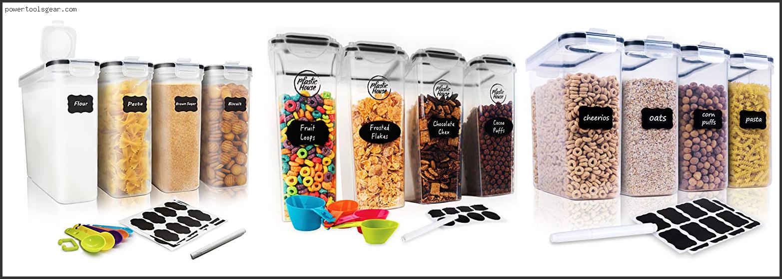 Best Cereal Storage Containers