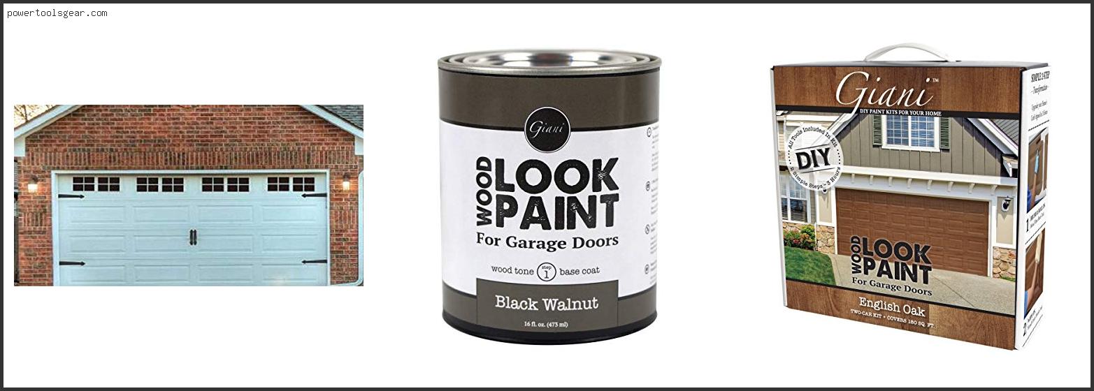 Best Paint For Wooden Garage Doors
