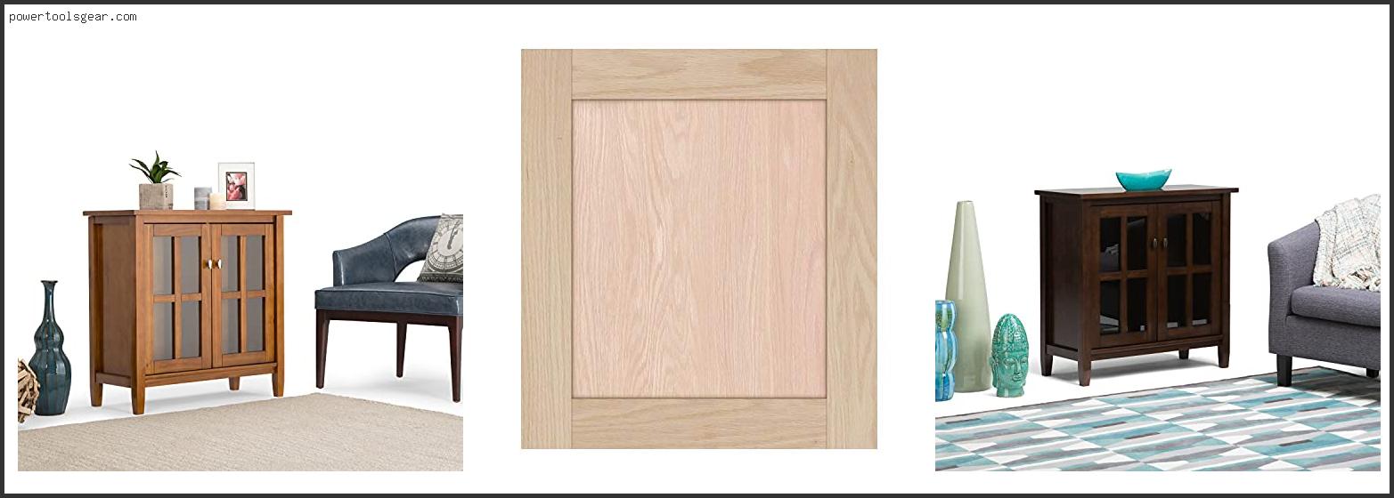 wood for shaker cabinet doors