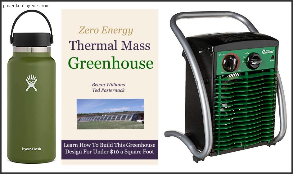 Best Thermal Mass For Greenhouse