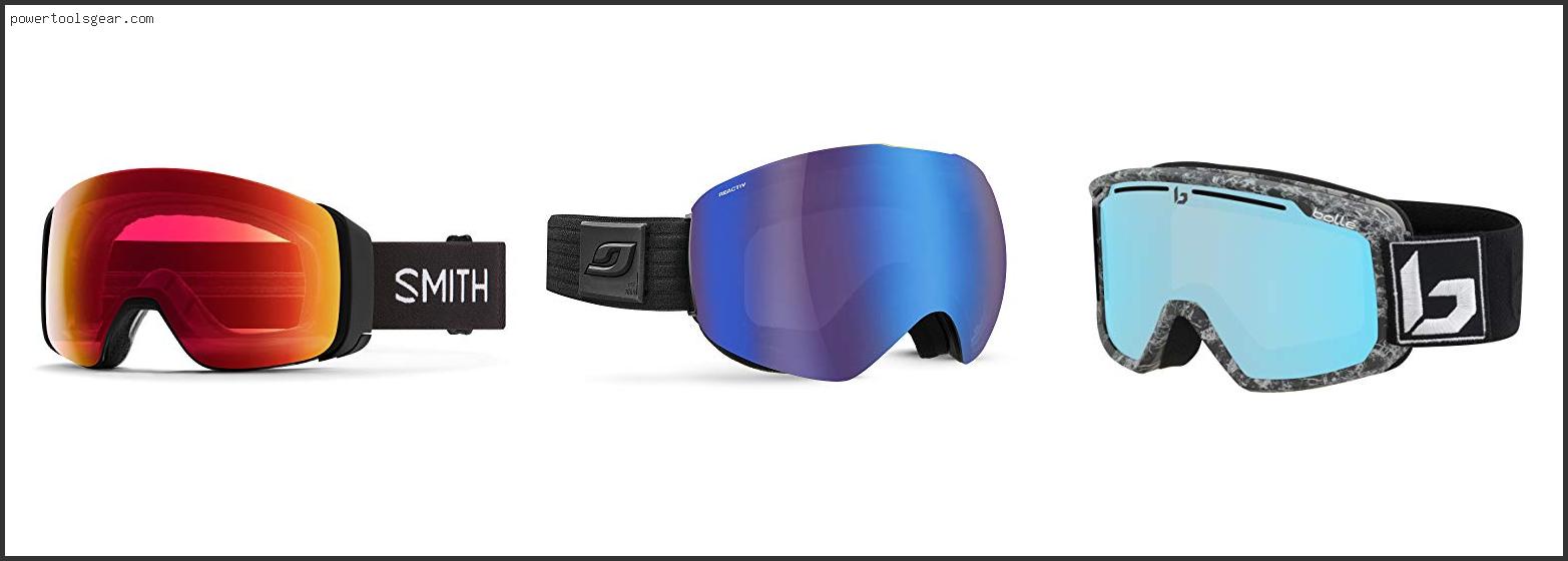 photochromic ski goggles