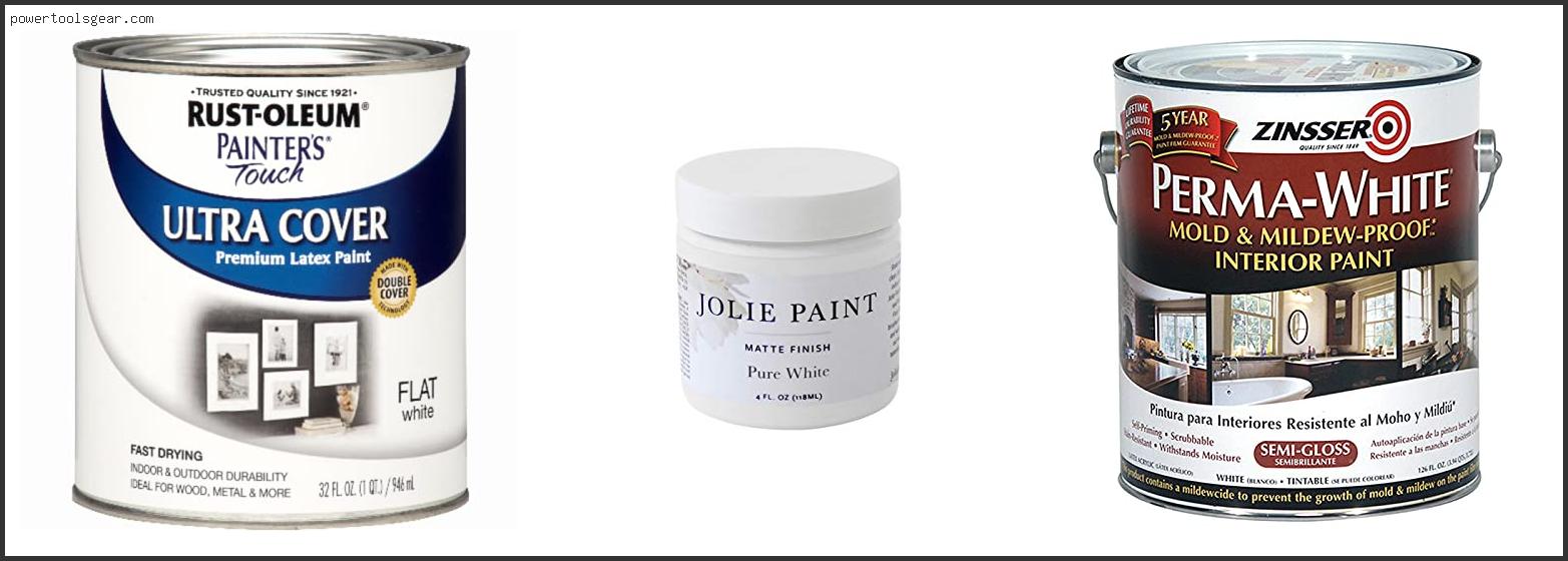 Best Paint Finish For White Walls