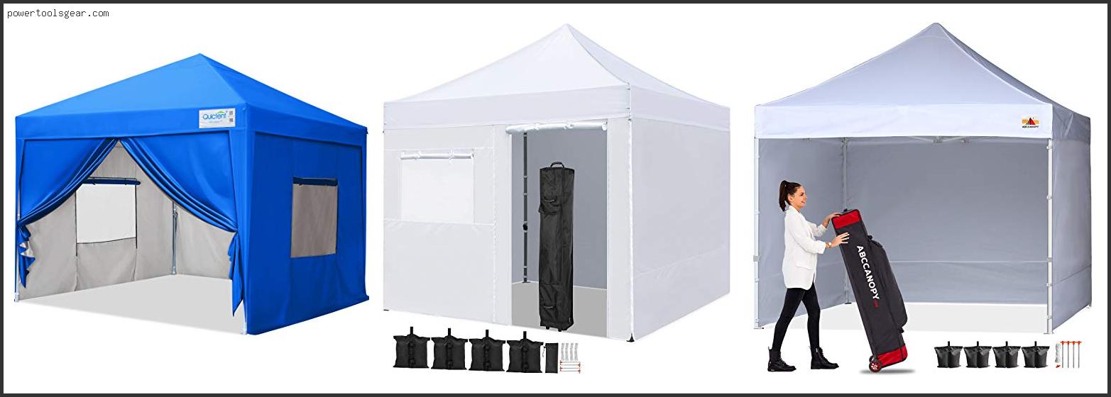 Best 10x10 Canopy With Sidewalls