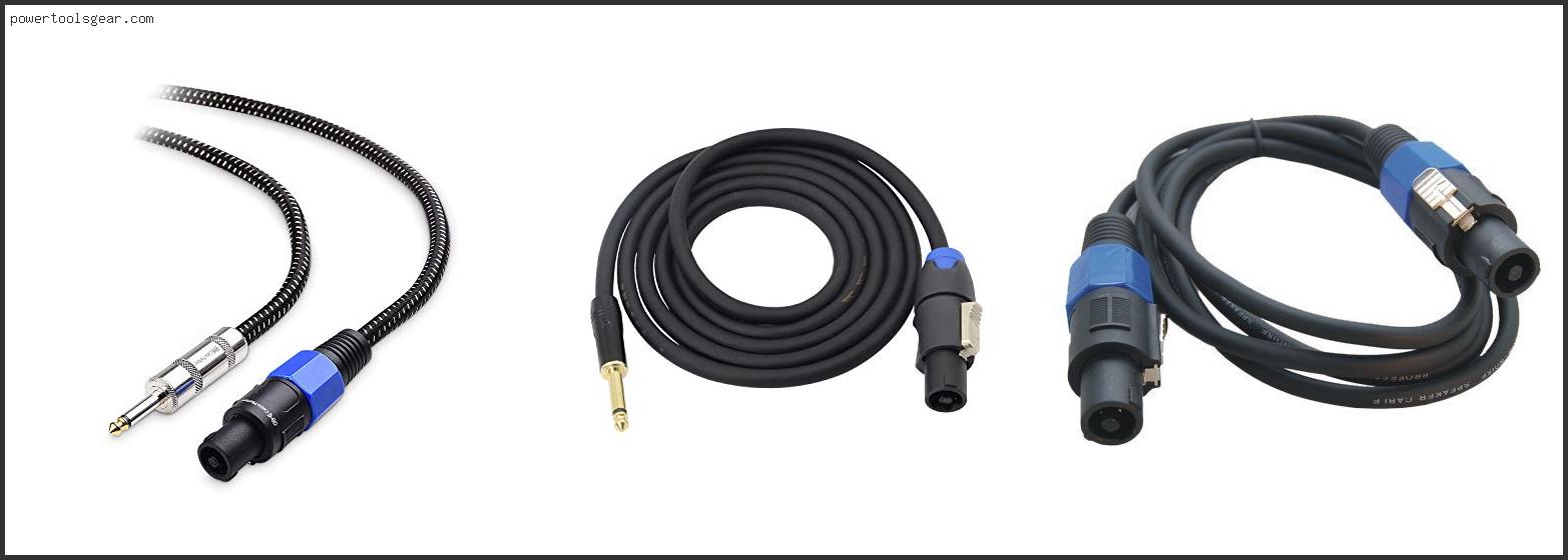 Best Speakon Cable For Bass Amp