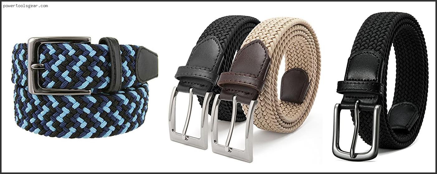 braided golf belts