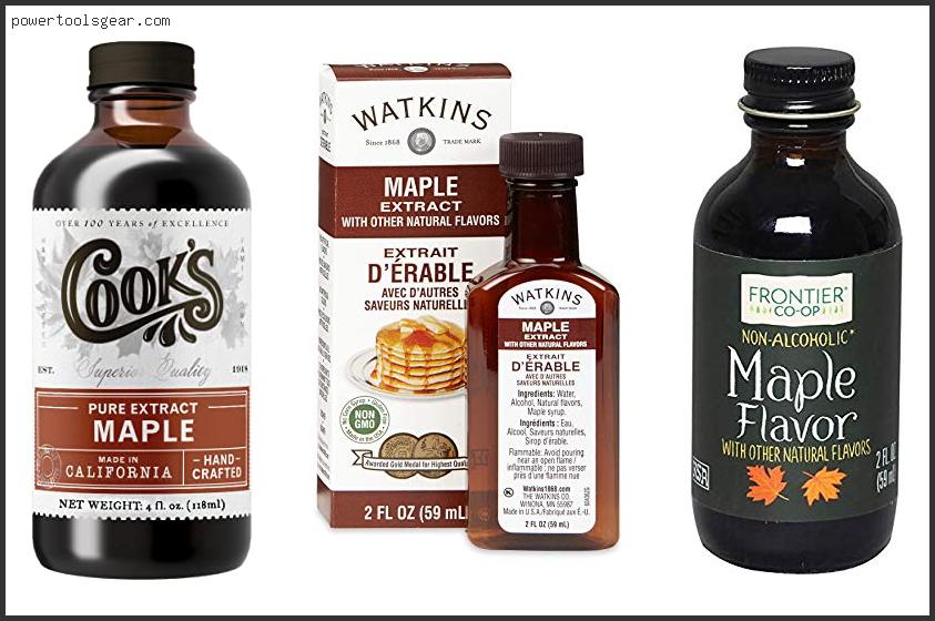 pure maple extract