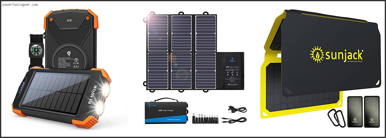 Best Solar Chargers For Backpacking