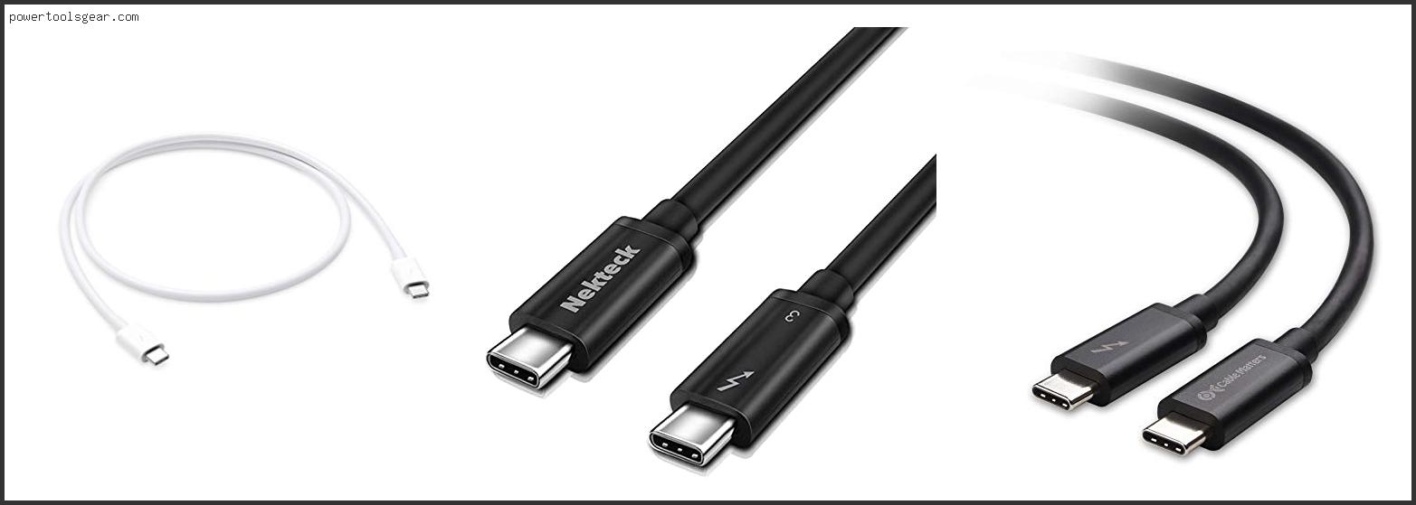 Best Thunderbolt 3 Cable