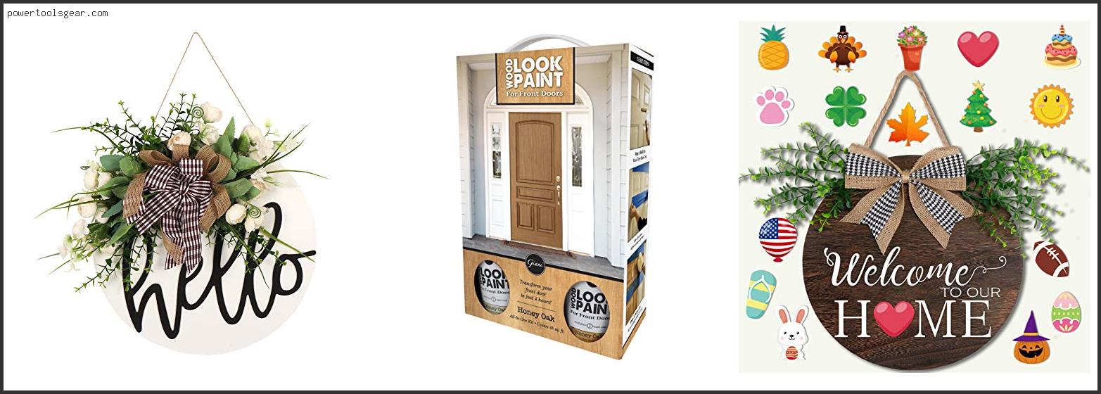 Best Wood For Front Door