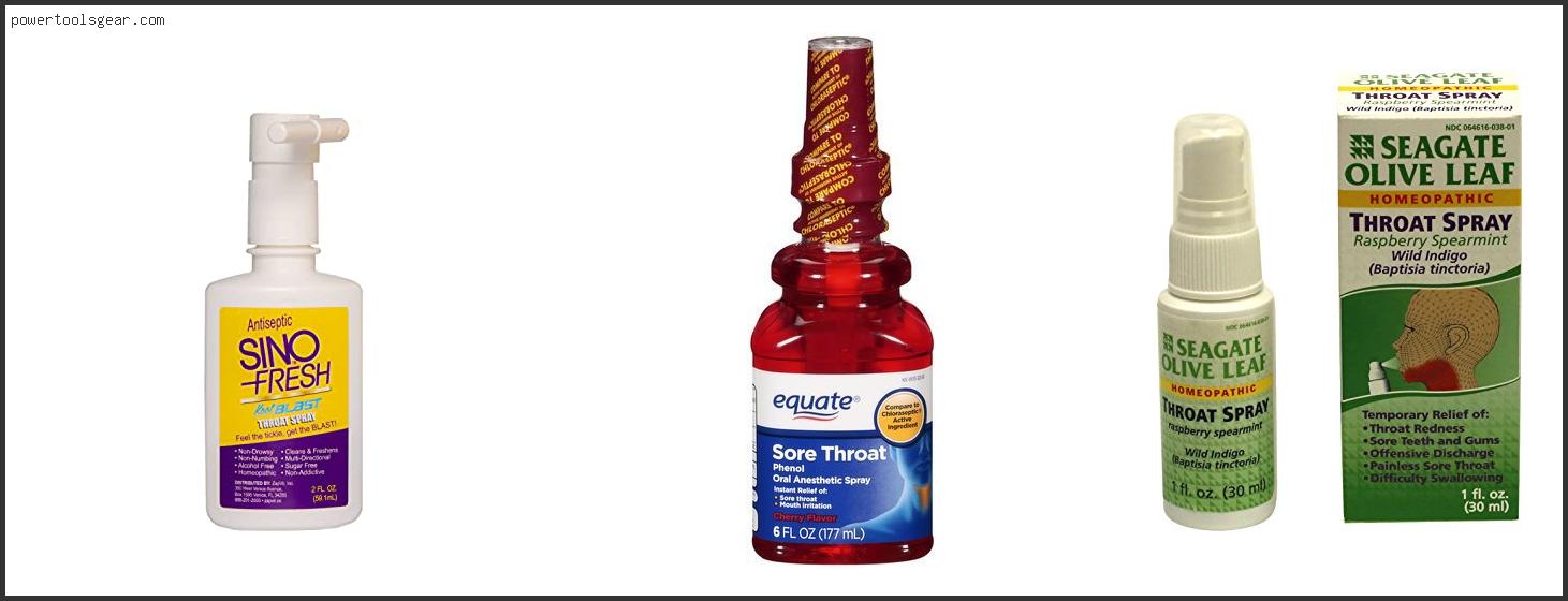 Best Antiseptic Throat Spray