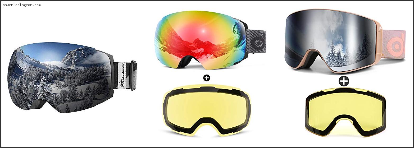 Best Ski Goggles With Interchangeable Lenses