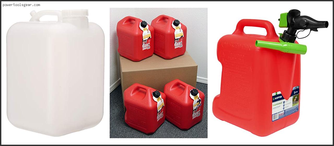 Best 5 Gallon Gas Container